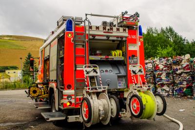 Sindelfingen: Brand in der Sortieranlage